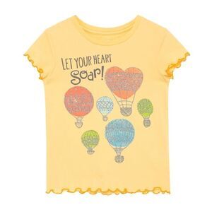 NEW Peek Toddler Girls ‘Let Your Heart Soar’ Hot Air Balloon Top Size 2T NWT